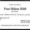 Koenig Helene 1885-1972 Todesanzeige